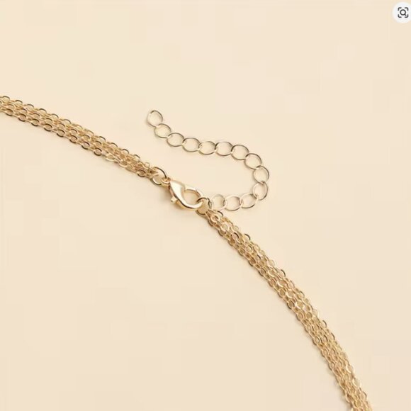 "Pearls of Wisdom" Boho Indie Layered Necklace - Picture 3 of 3